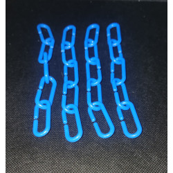 Plastic Chain Link (20) Blue