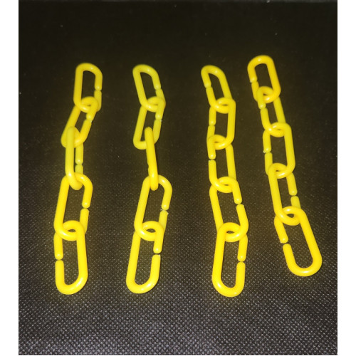 Plastic Chain Link (20) Yellow Plastic Chain Link (20) Yellow