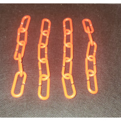 Plastic Chain Link (20) Red