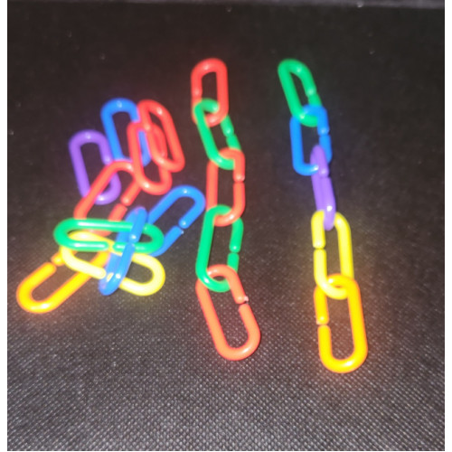 Plastic Chain Link (20) Mixed Plastic Chain Link (20) Mixed