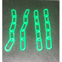 Plastic Chain Link (20) Green