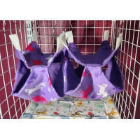 Unicorn/ Purple Flannelette Double (twin pack)