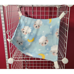 Sheep Heads/ Blue Fleece Flat (UNIQUE)