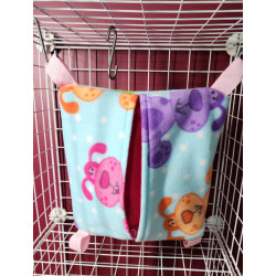 Colour Dogs/ Pink Fleece Envelope (Small)