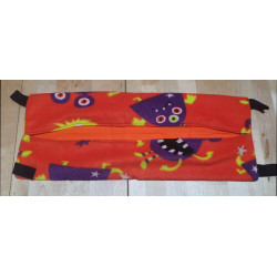 Glo Monster Fleece/ Orange Flannel Swing Sling