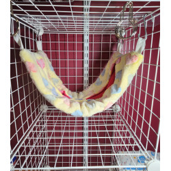Yellow Hearts CF/ Pink Fleece Swing Sling